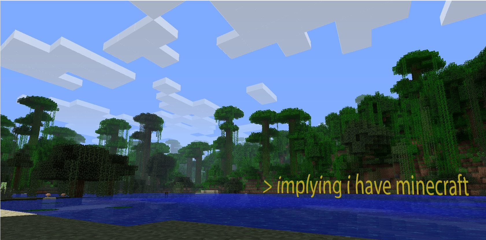 Implying i have Minecraft wallpaper by didair on DeviantArt Implying i have Minecraft wallpaper by didair on DeviantArt