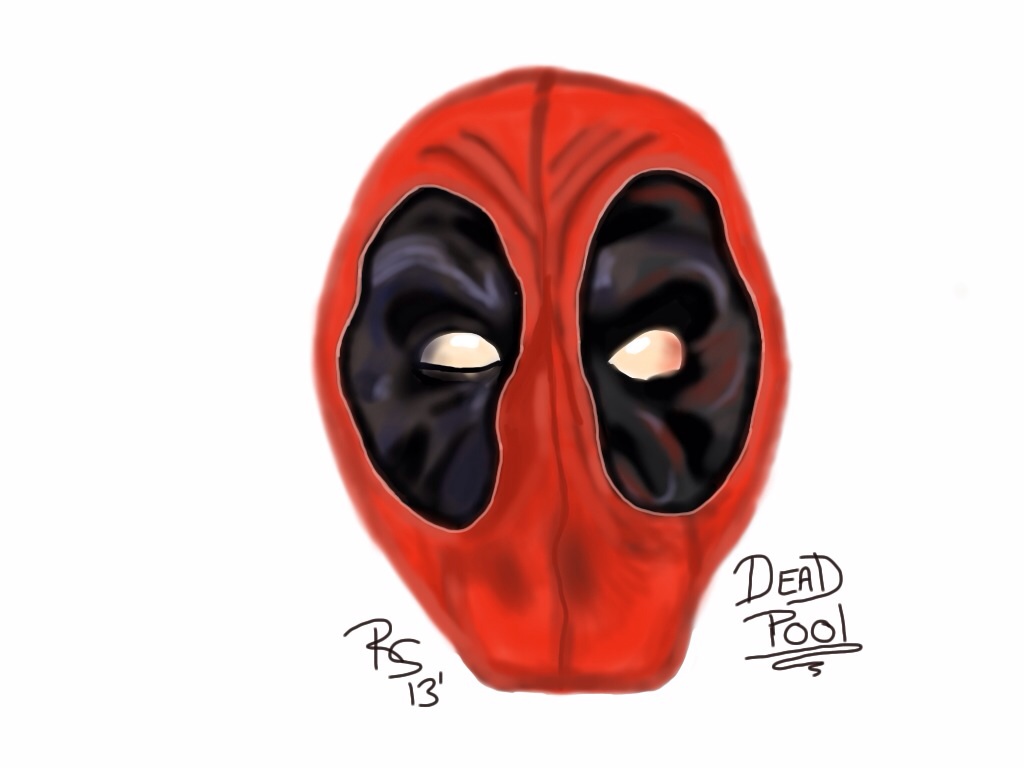 Dead pool Face by Tripledraw on DeviantArt