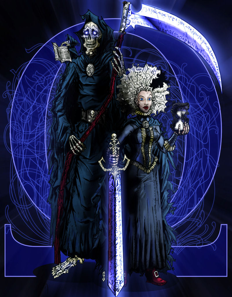 Deviantart Discworld Discworld - Death and Susan by ReverendTrigster on DeviantArt