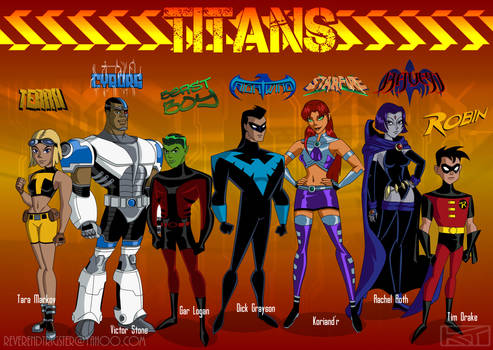 DCAU Titans by ReverendTrigster