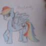 Rainbow Dash drawing colour