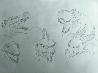Random Dinosaurs and Dragons