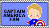 Stamp - Captain America Fan by Mibu-no-ookami