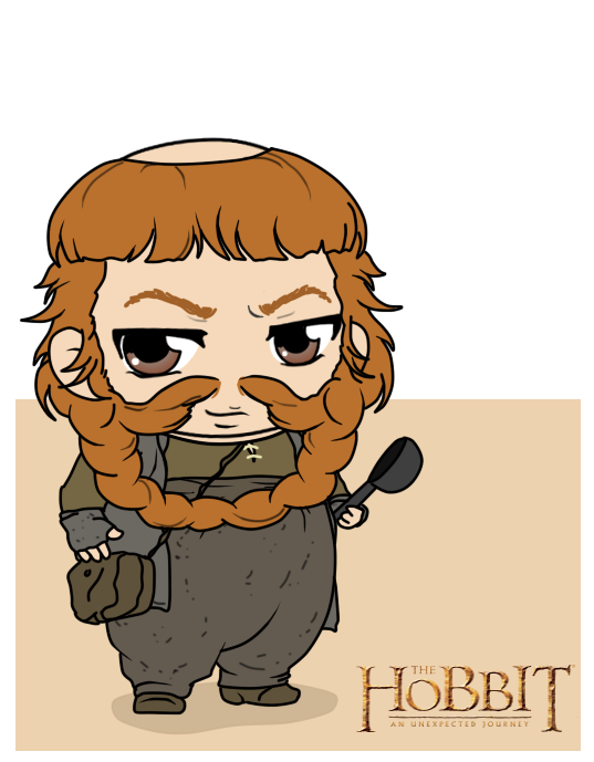 The Hobbit - Bombur by Mibu-no-ookami