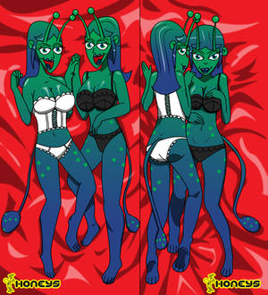 Honeys Moa and Toa Dakimakura