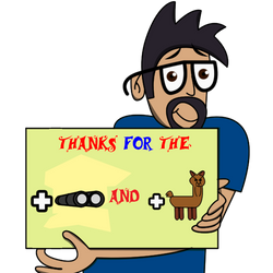 My Self Portrait Thanks For The Watch And Llama