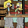 Lori and Leni in Cement Comic