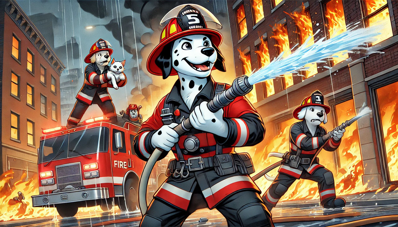 Firefighting Dog Clips Firefighting Dogs by Christopia1984 on DeviantArt