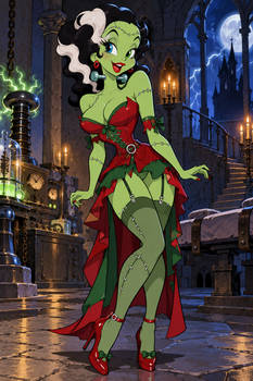 Sexy Frankenstein Monster girl