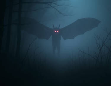 Mothman in the mist