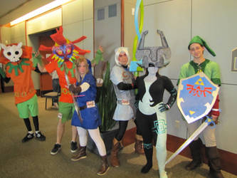 Legend of Zelda group photo