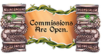 Commissions are open - Banner by BeksSketches