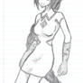 Girl I drew in LMS