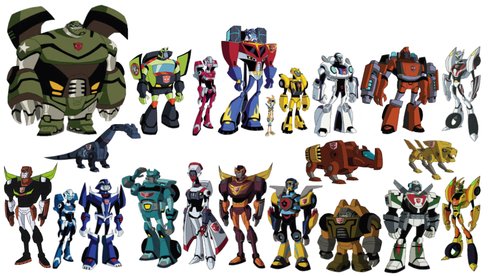 Transformers Animated Season 4 Autobot Lineup by beasthunter23456