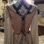 Back of Tudor Corset