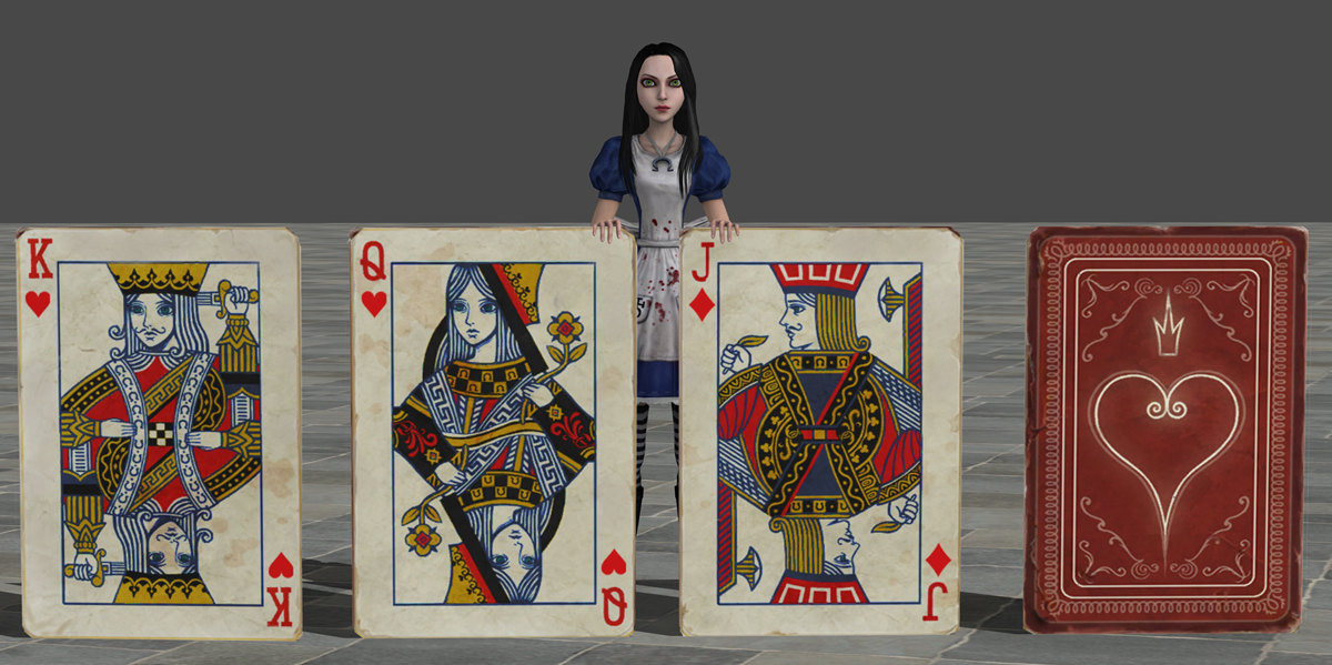 Alice Madness Returns Playing Card Prints 