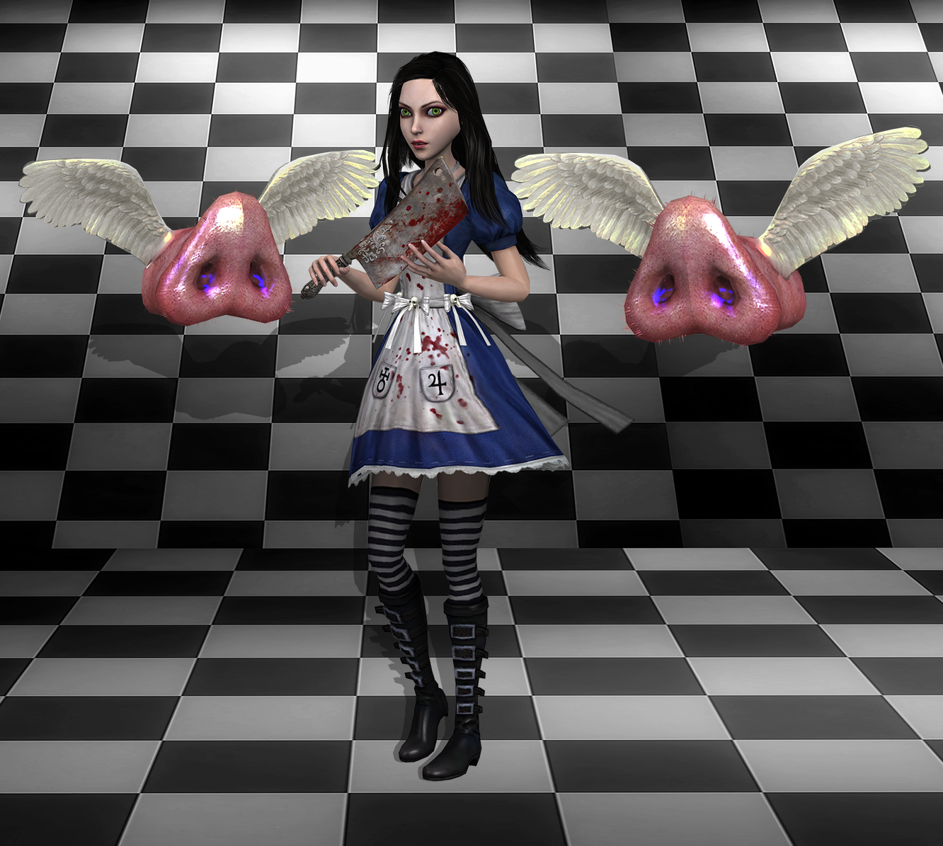 Alice Modified AliceArmedClassicV2 wip 1 by tombraider4ever on DeviantArt