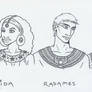 Aida, Radames and Amneris