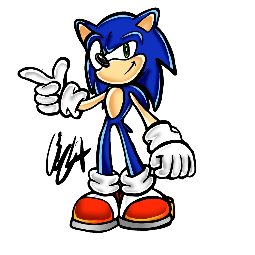 Sonic The Hedgehog (transparent version) by Lighttium on DeviantArt