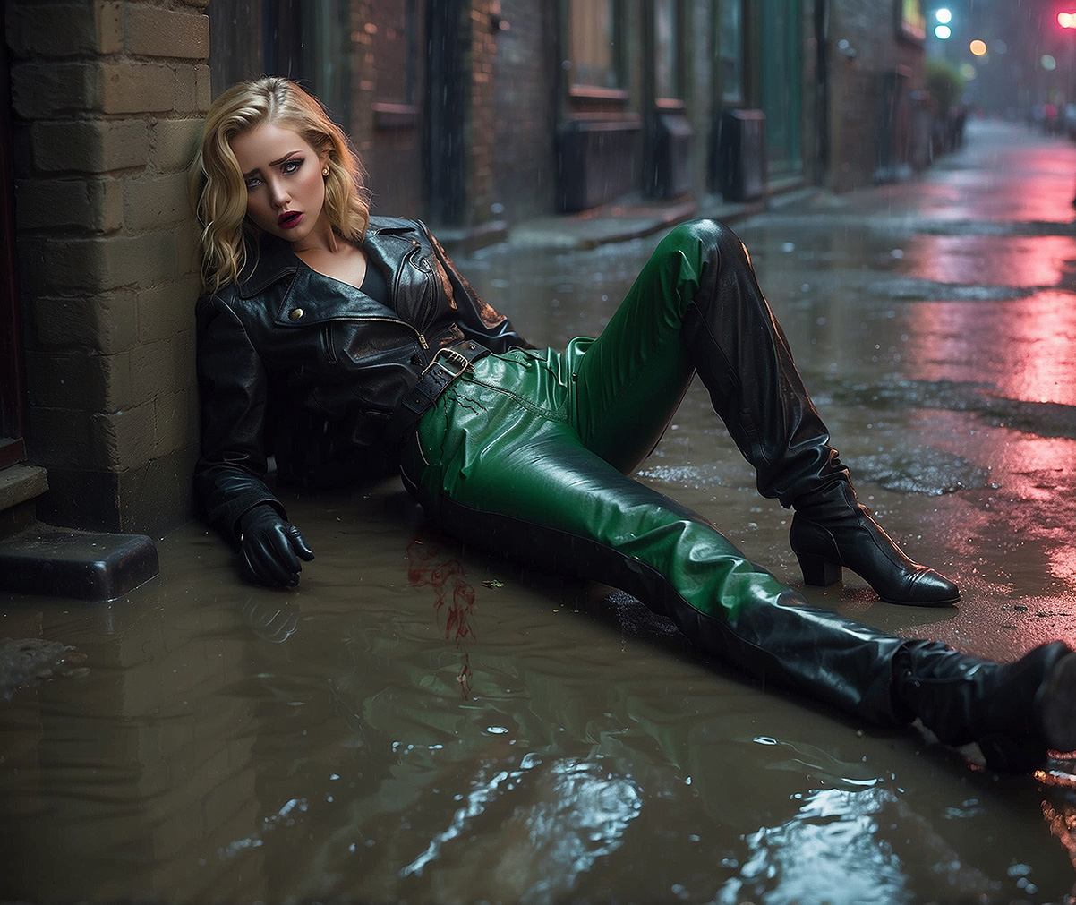 Most Female Deviantart Wounded girl in leather suit by ValeryDark on DeviantArt