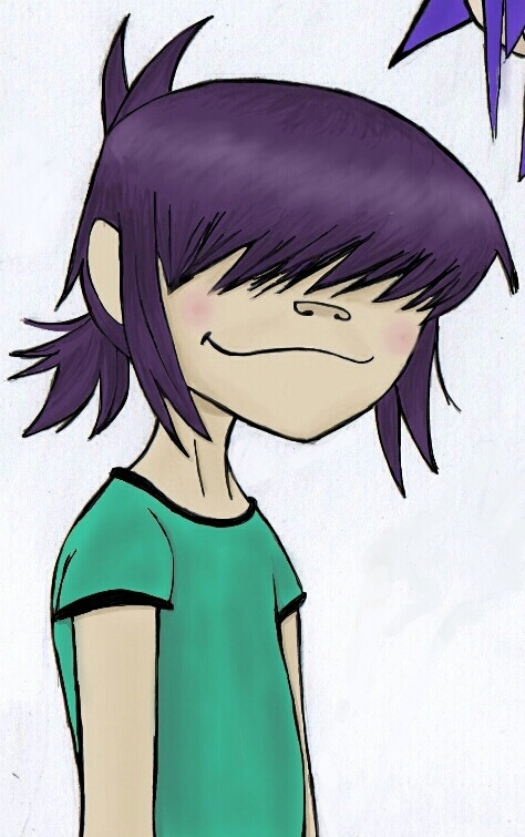 Noodle after colouring