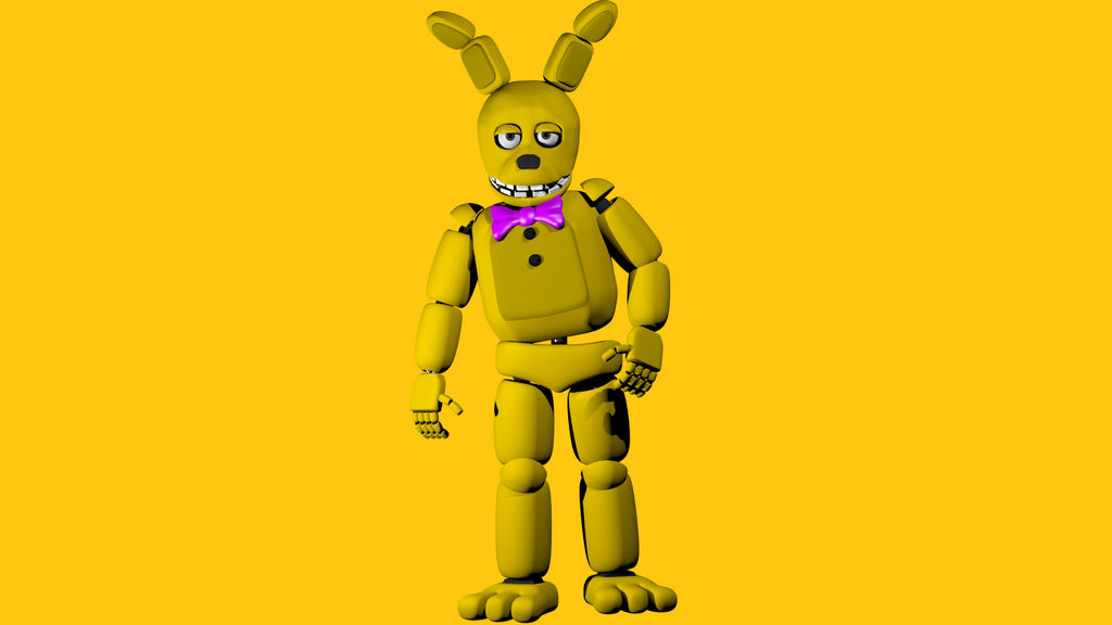 Rigged Springtrap Model by Bantranic on DeviantArt
