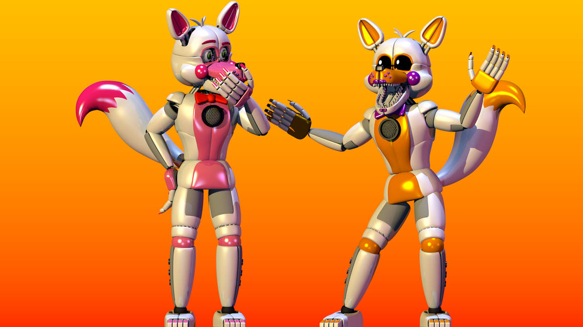 Funtime Foxy And Lolbit By Bantranic On Deviantart
