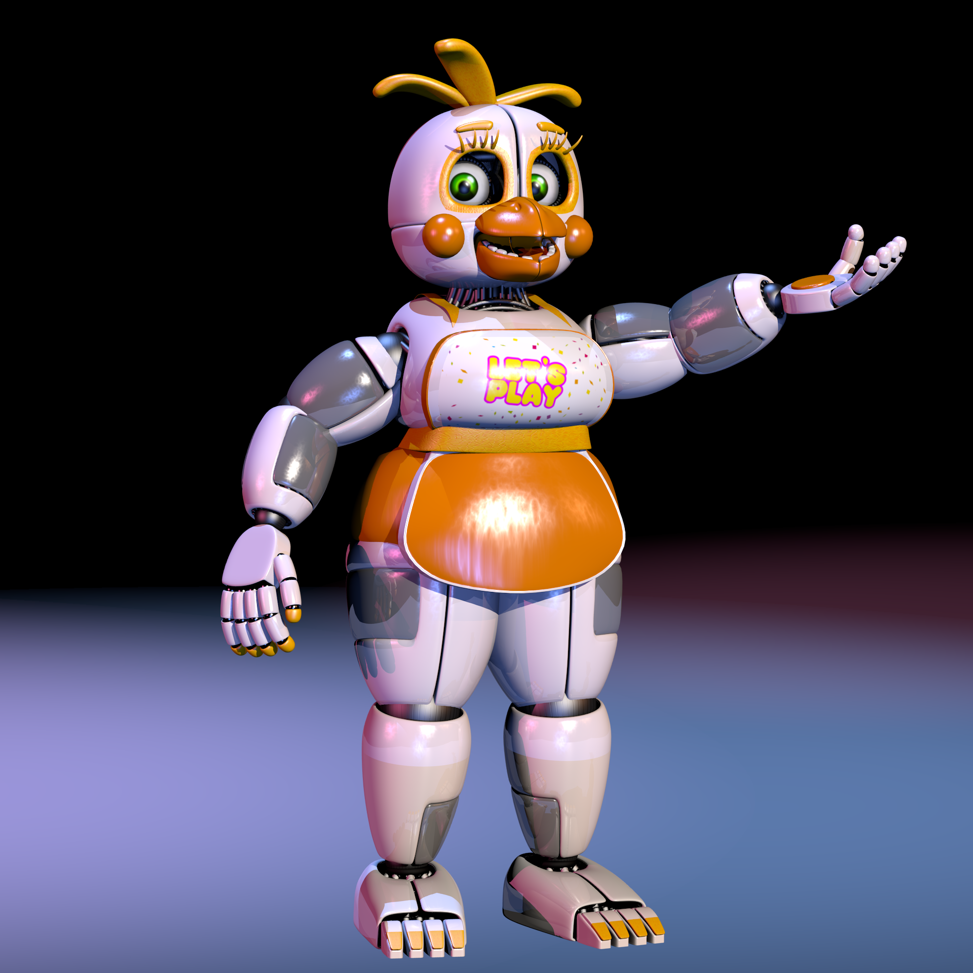 FNaF Sister Location: (Funtime?) Chica by GamerOC on DeviantArt