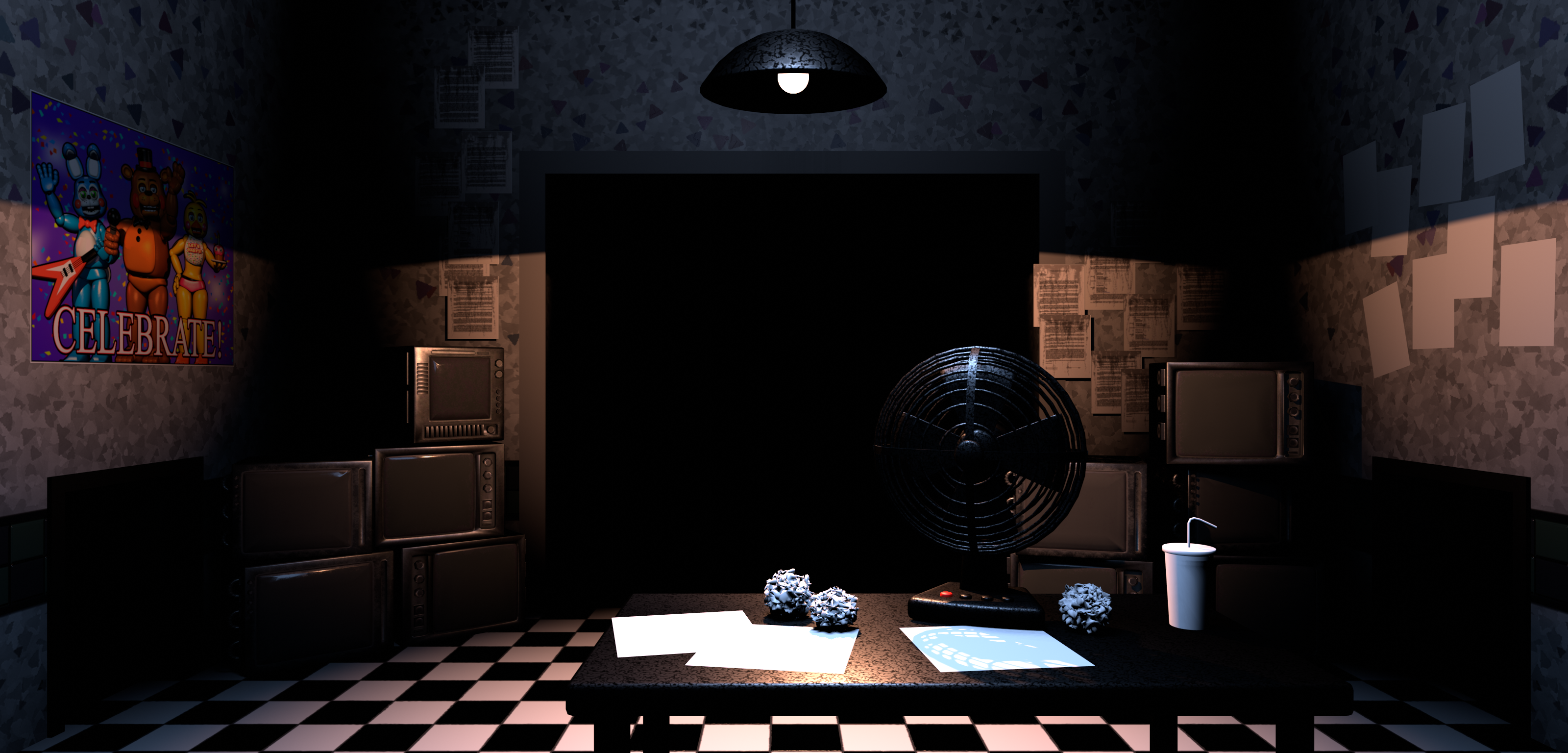 ArtStation - Five nights at freddy's office (remake)