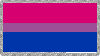 Bisexual Pride Flag Stamp