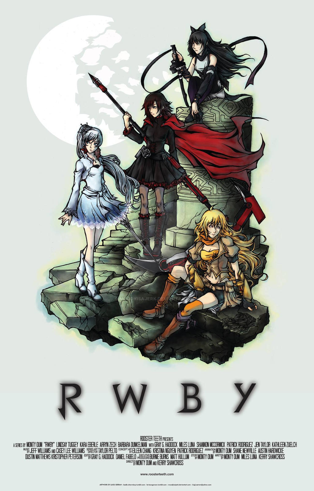 Ruby Rwby Dc Movie RWBY - Movie Poster by moodyisajerk on DeviantArt