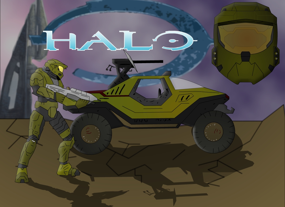 Halo flash art