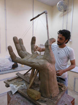 Mohit Kumar rao's sculpture work