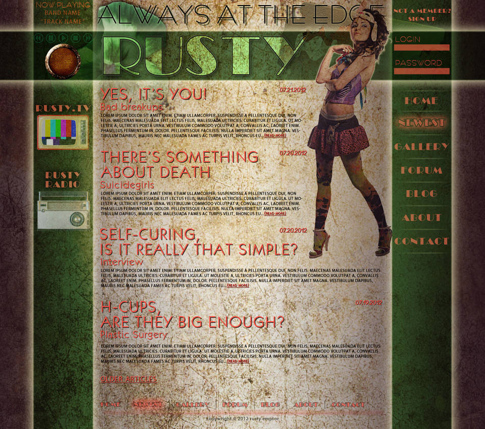 Rusty Web rusty web by emptor on DeviantArt