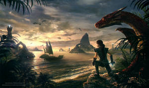 Rynn and Arokh in the Islands World