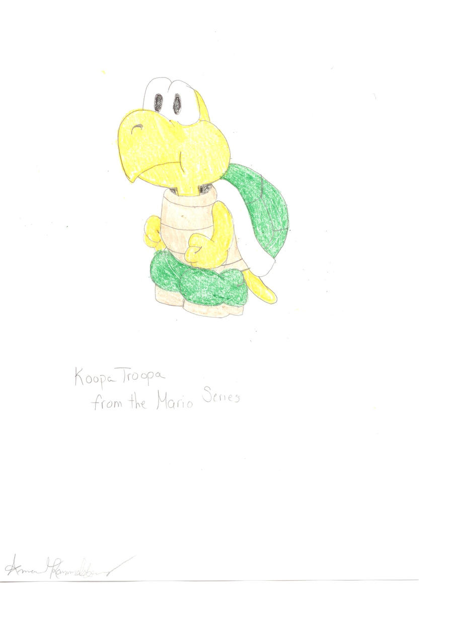 Koopa Drawing Koopa Troopa by suzuka11 on DeviantArt
