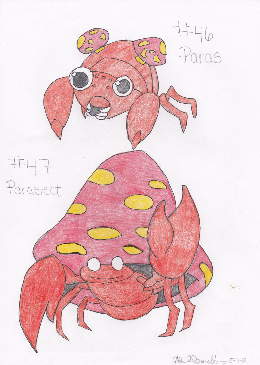 Paras Family by suzuka11 on DeviantArt