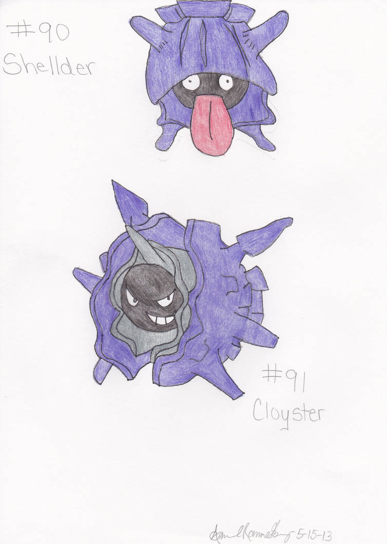 Shellder Family by suzuka11 on DeviantArt