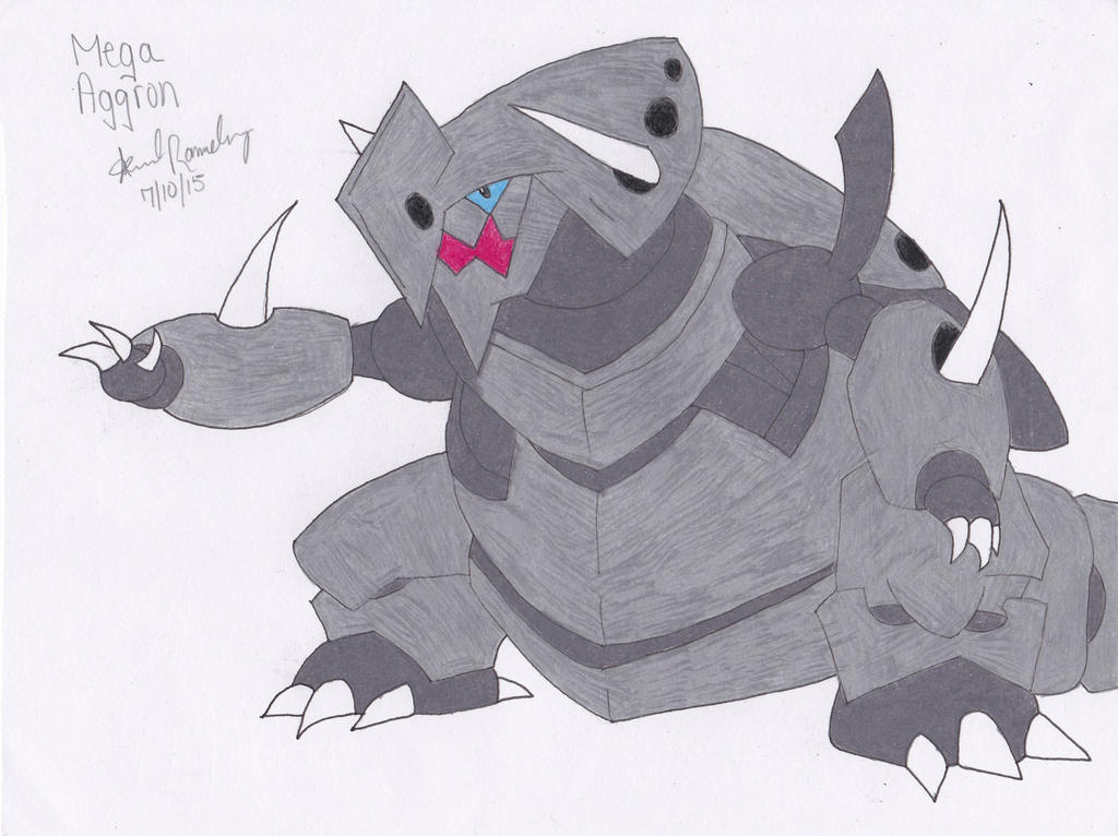 Mega Aggron by suzuka11 on DeviantArt