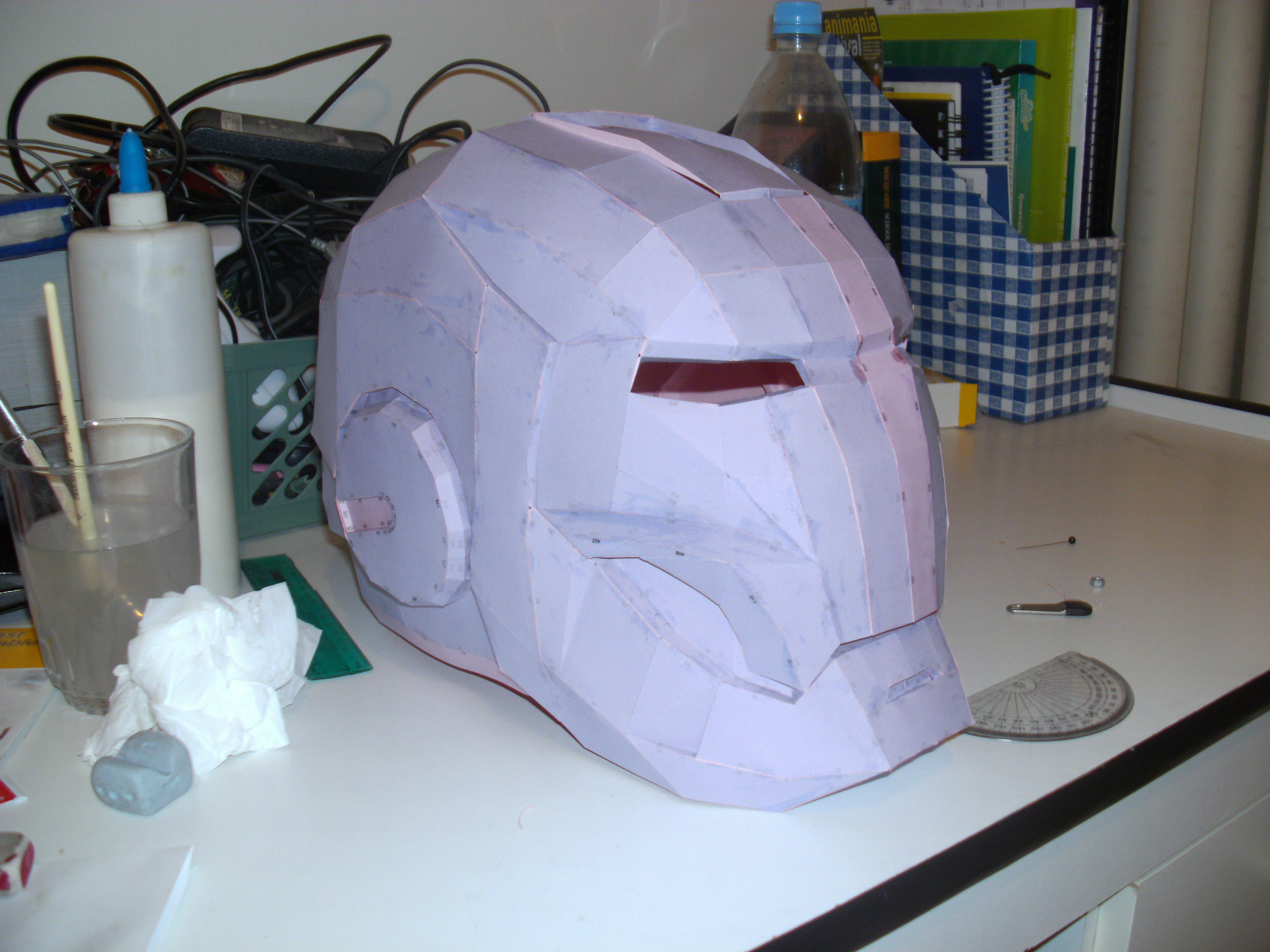 iron man helmet template pepakura