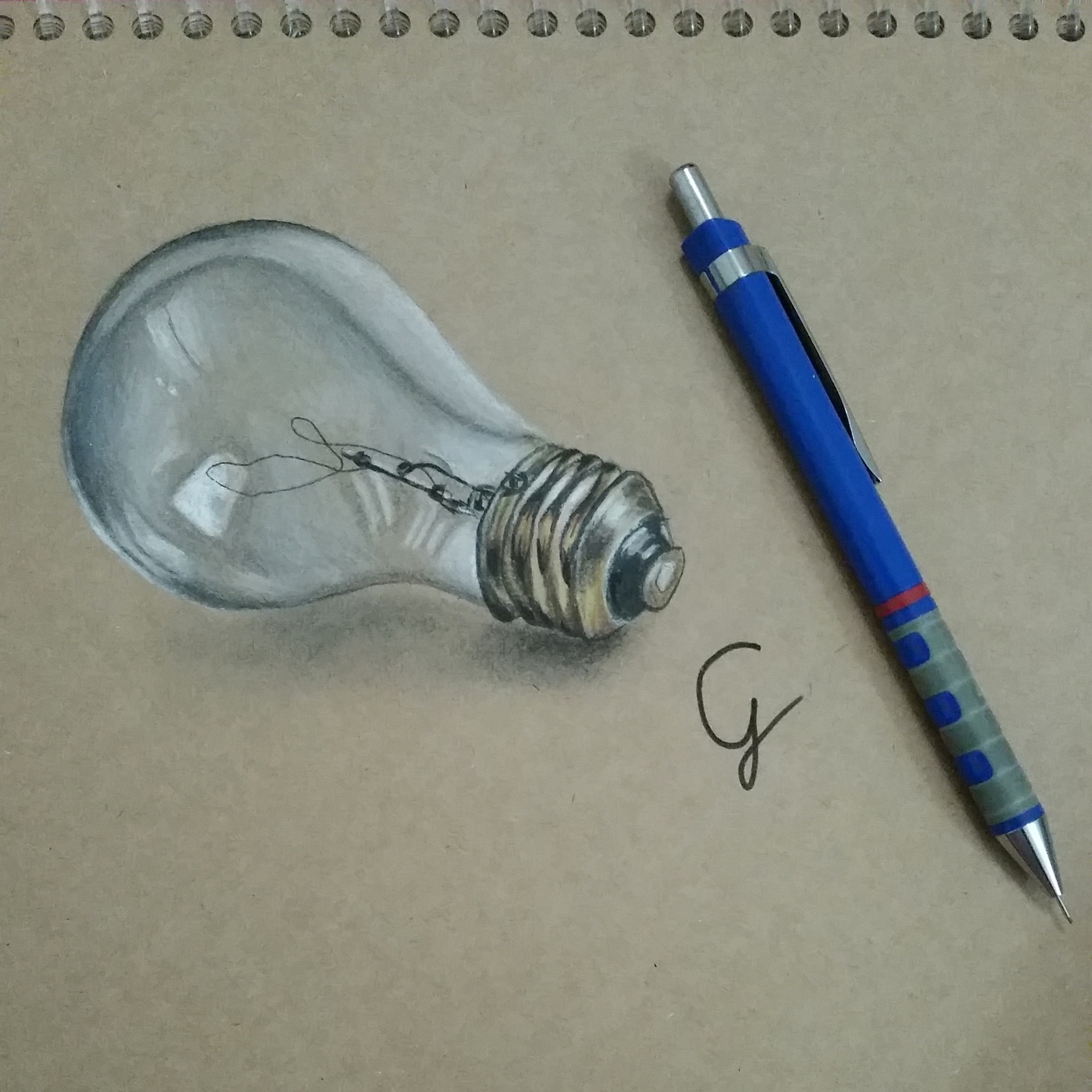 Realistic light bulb drawing by Gizemviolin on DeviantArt