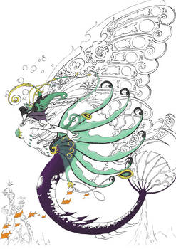 Mermaid- coloring project