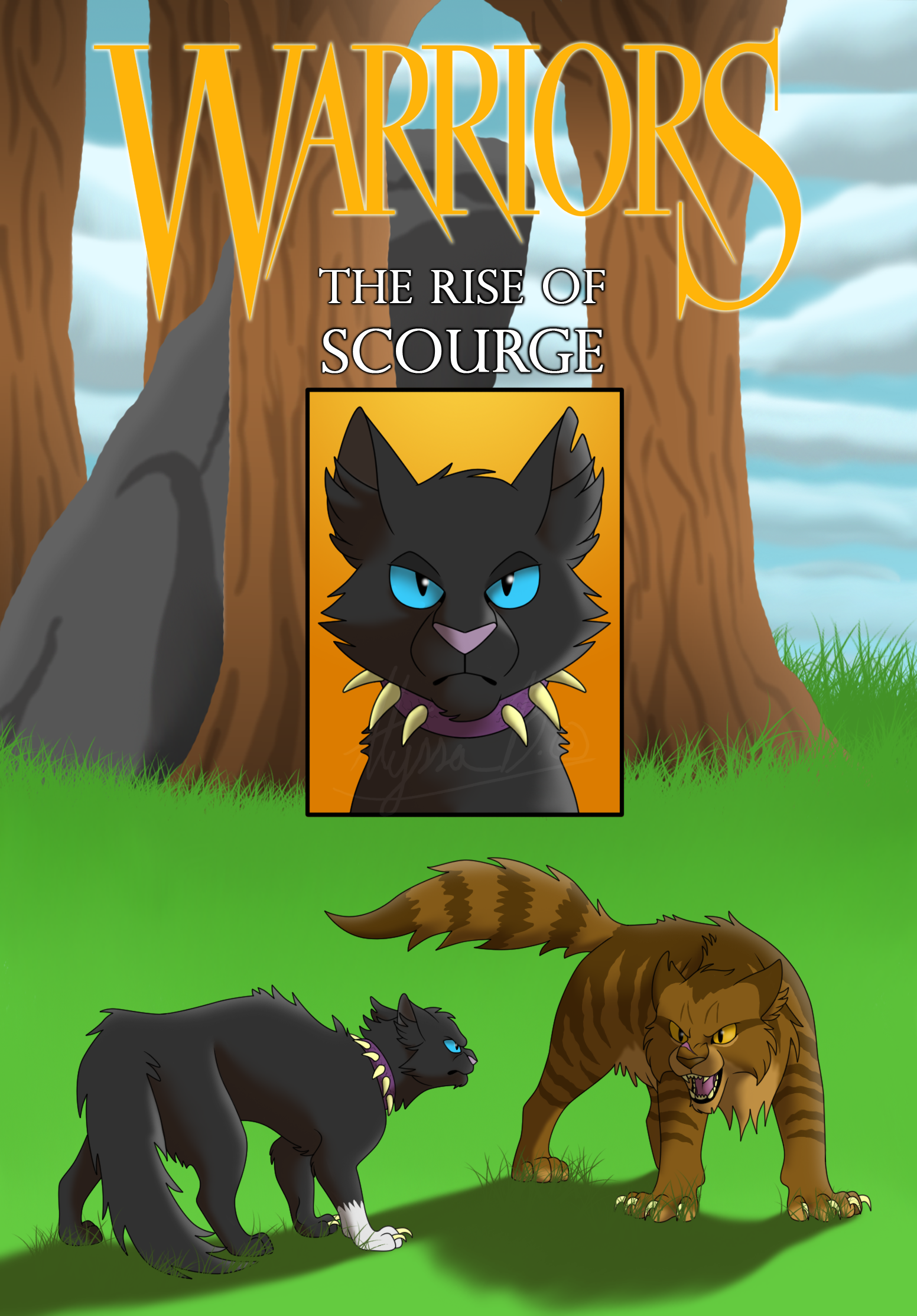 Rise Of Scourge, warriors The New Prophecy, warriors The Prophecies Begin,  yellowfang, scourge, black Cat, Warriors, Kitten, paw, Whiskers