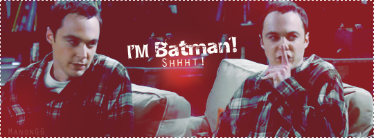 Sheldon Cooper is Batman by ManonGG on DeviantArt