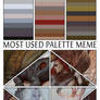 Most Used Palette Meme