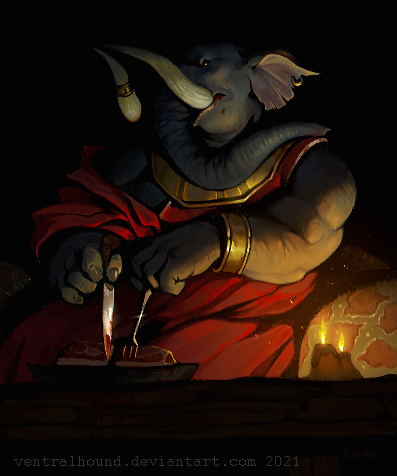 Loxodon Robe Loxodon by VentralHound on DeviantArt