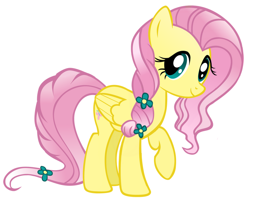 Crystal Fluttershy by WillowTails