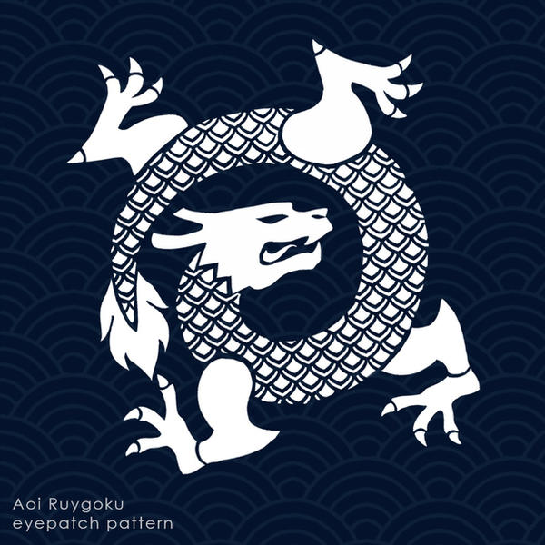 Aoi Pattern Free to use | Aoi Ryugoku eyepatch pattern by MioKan-s on DeviantArt