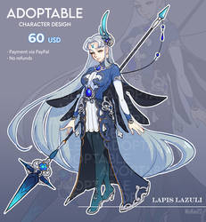 ADOPTABLE character design - Lapis Lazuli