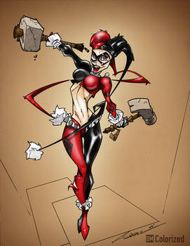 Harley Hammer Time - Colorized